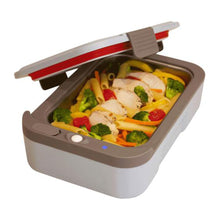 Load image into Gallery viewer, HOT BENTO PORTABLE WARMING DISH W/ BONUS CASE & UTENSILS
